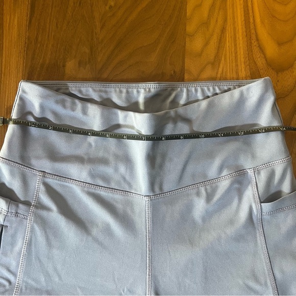 Adrienne Vitadini Sport Light Purple Gray Long Women's Biker Shorts Size Large - Picture 5 of 10